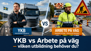 YKB vs Arbete på väg – vilken utbildning behöver du?